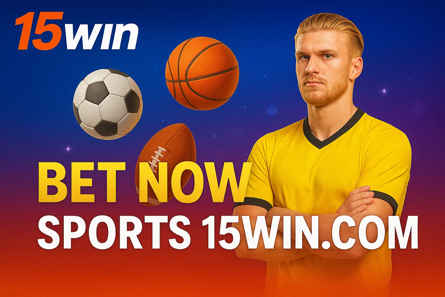 Aposte em apostas esportivas no cassino online 15WIN.COM