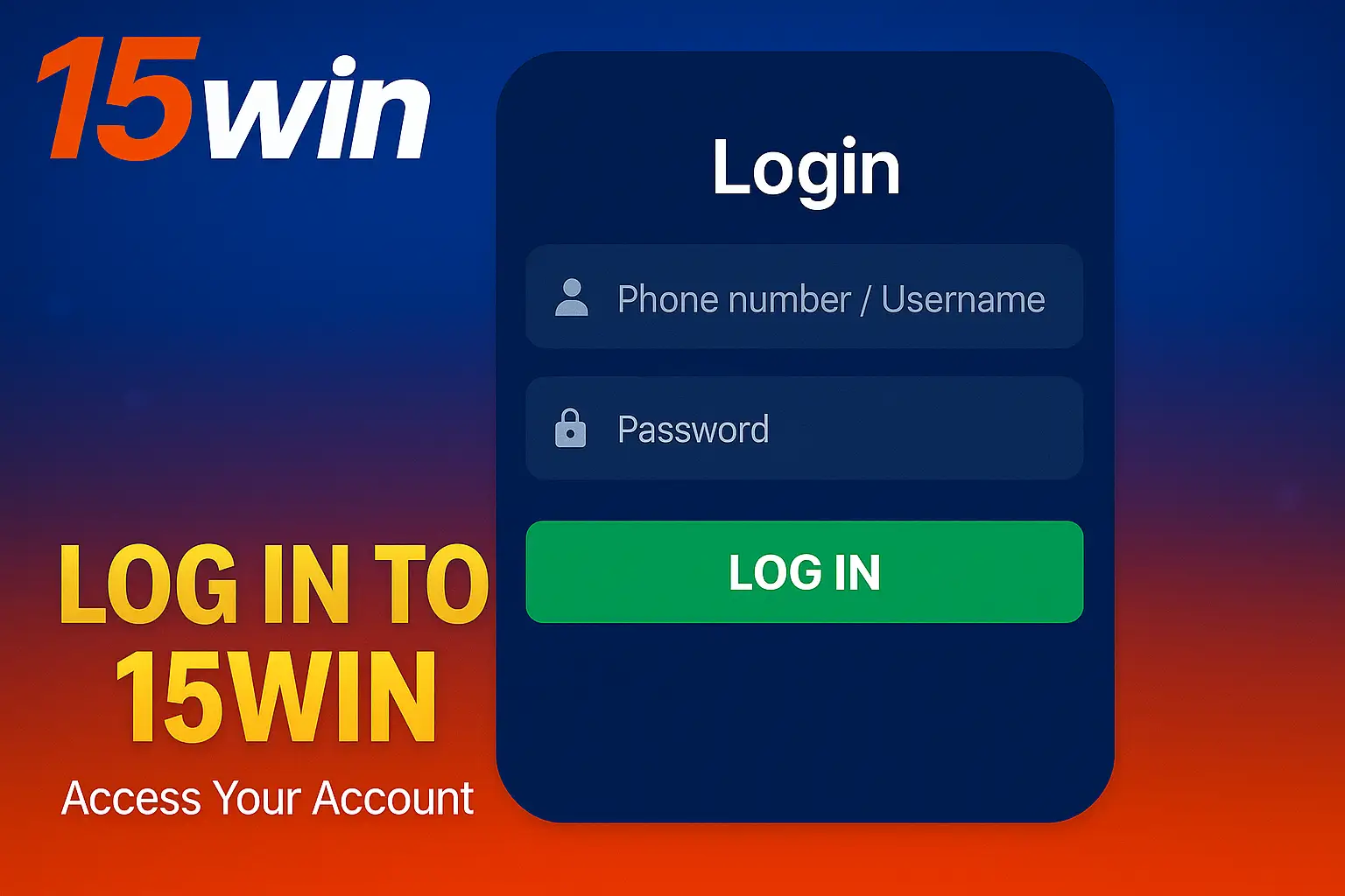 Login no Cassino 15WIN.COM